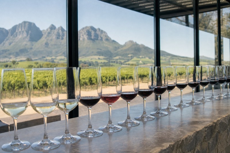 From Cape Town: 3 Regions Wine Tour, 3 Estates, 15 Wines